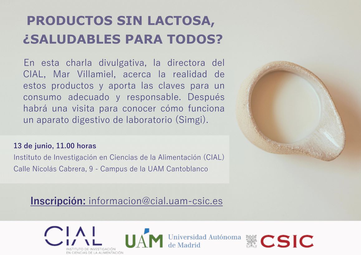 conferencia productos sin lactosa